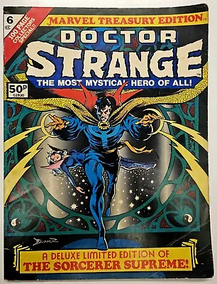 Bronze Age Comic Marvel Treasury 6 Special Key Issue Doctor Strange GD/VG • £30