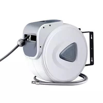 Giantz Air Hose Reel 20m Retractable Rewind Swivel Wall Mount Compressor Garage • $87.98