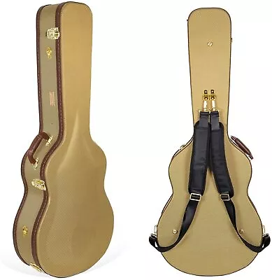 Crossrock 12 Frets OM Guitar CaseFabric Multi-layer Wood Martin 000 Guitar Case • $177.99