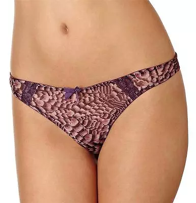 New Panache Cleo Sasha Thong Plum/Multi 6499 Sizes 8 10 & 12  Brand New & Tags • £3.99