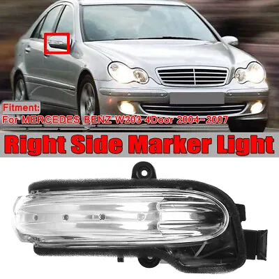 Right Side Door Mirror Light For Mercedes W203 C230 C350 Sedan 04-07 Turn Signal • $19.99