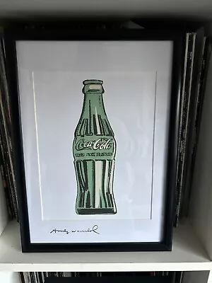Andy Warhol “Signed” Coca-Cola Bottle (1962) Framed Print • £19.62