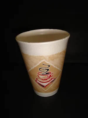 £98.76 • Buy 1000 X 12oz Foam / Polystyrene Drinking Cup (Printed Cafe G) COFFEE TEA(0822) 