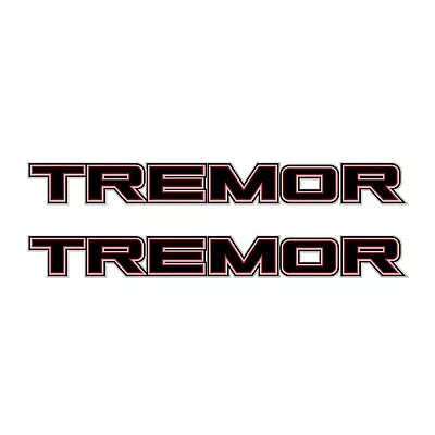 Ford F150 F250 Tremor Package Truck Bed Side Decal Black Red Gray • $19.99