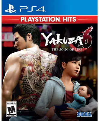 Yakuza 6: The Song Of Life Playstation 4 PS4 PS5 Brand New Sealed • $35.90
