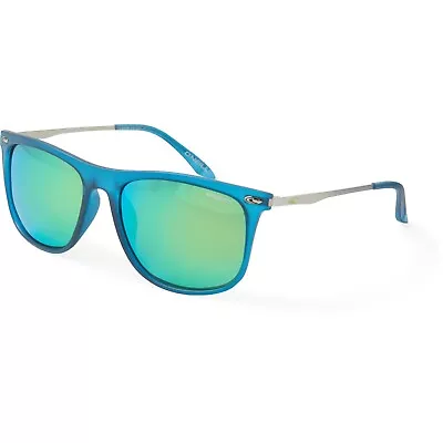 O'NEILL Mens Layer POLARIZED Sunglasses Blue Silver/Green Mirror Surf/Beach NEW • $41