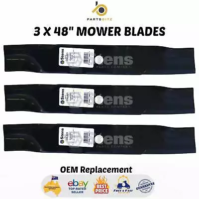 3 X 48  Mower Blades Fits Kubota Mowers 76505-11550  K5575-34330 • $74.50