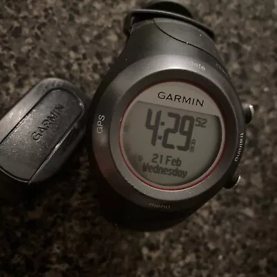 Mens Garmin Forerunner 410 GPS SmartWatch Shwroom Model +oem Garmin Cord • $29