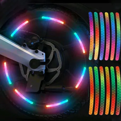 20x Reflective Strip Car Wheel Hub Rim Stripe Tape Decal Sticker Car Accessories • $3.51