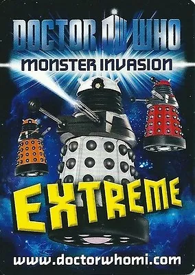 Doctor Who Monster Invasion Extreme Base / Basic Cards   Choose  Read • $3.19