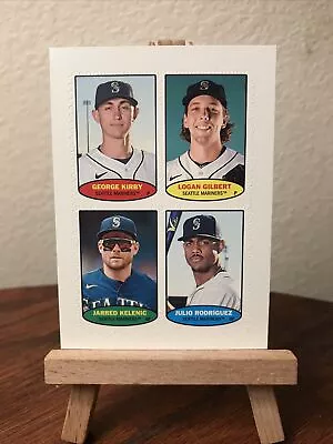 2023 Topps Heritage Stamp Kirby/Gilbert/Kelenic/Rodriguez Seattle Mariners • $5.99