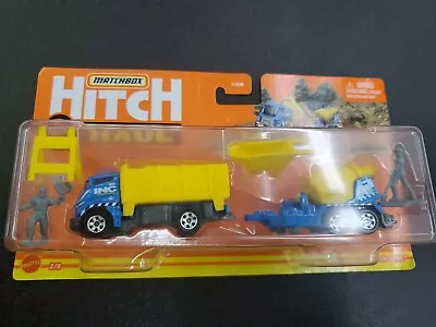 Matchbox Hitch & Haul Vehicle - CONSTRUCTION ZONE (Tilt 'N' Tip & GREY Mixer) • $10.28