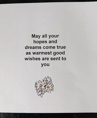 £3.25 • Buy 10 6x6 Inserts For Handmade Birthday Cards