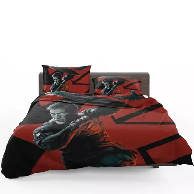 Captain America Chris Evans Marvel Comics Quilt Duvet Cover Set Bedclothes • £32.39