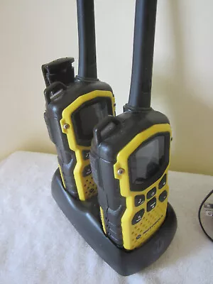 Motorola Talkabout MS350 35 Mile Two Way Waterproof Walkie Talkie FRS Radios EUC • $69.99