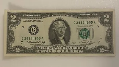 2 Dollar Bill 1976 • $900