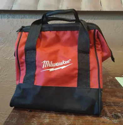 MILWAUKEE 10” X 11” X 9” Contractors Tool Bag Tote Case • $9