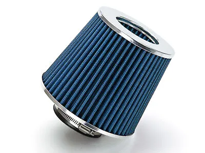 3 Inches 3  76 Mm Cold Air Intake Cone Replacement Filter Quality BLUE Jeep • $16.19