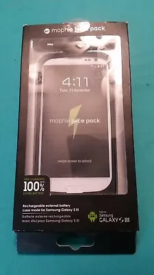 GENUINE Mophie Juice Pack Battery S3 Case For Samsung Galaxy S III Black  • $9.99