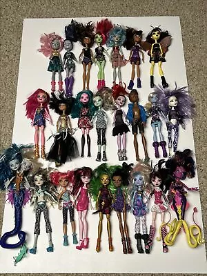 Huge Monster High Doll Lot Of  24 Dolls Clothes Accessories & Furniture • $213.50