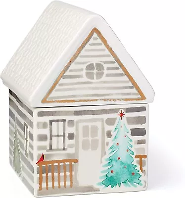 Lenox Balsam Lane Cookie Jar Cabin + NEW+ • $69.95