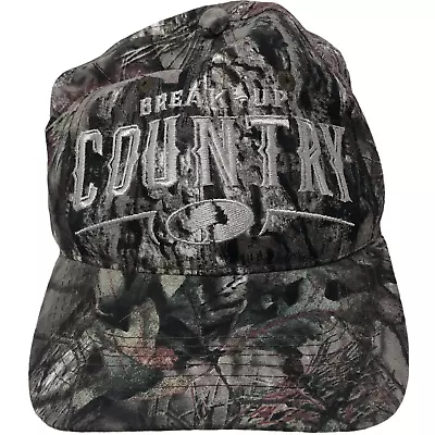 Mossy Oak Break Up Country Camouflage Camo Snapback Hat Hunting Woods • $15.75