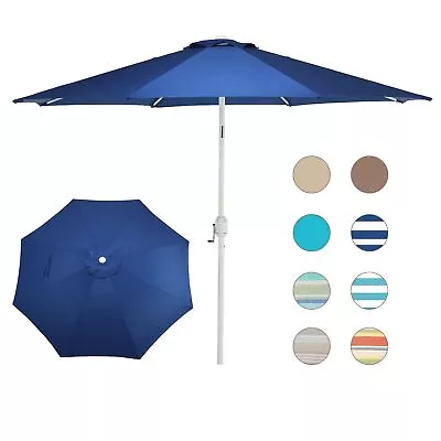 Aoodor 9FT Outdoor Patio Market Umbrella Aluminum FrameUV Protection Waterproof • $56.99