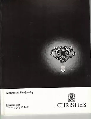 Christies - Antique And Fine Jewelry - July 12 1990 • $6.98