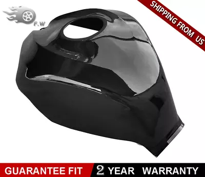 For SUZUKI GSXR600 GSXR750 2006 2007 Glossy Black Fuel Tank Cover Fairing ABS • $88.98