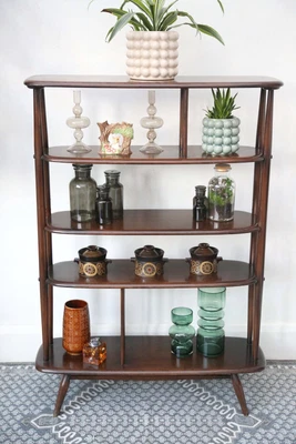 £599 • Buy Very Rare Ercol Giraffe Bookcase / Room Divider With Adjustable Shelf