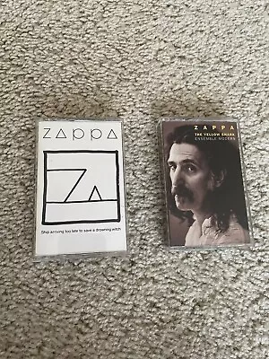 Frank Zappa 2 Cassette Lot The Yellow Shark & Ship Arriving Too Late Untested • $20