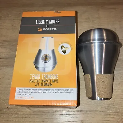 Protec Liberty Tenor Trombone Compact Aluminum Practice Mute • $26.99