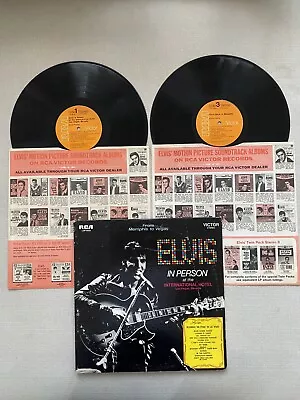 Elvis Presley In Person At The International Hotel LSP-6020 Vinyl  • $55