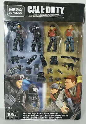 Mega Construx COD Call Of Duty SPECIAL FORCES Vs SUBMARINERS GFW67 Set NEW • $25.27