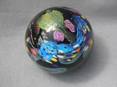 Rollin Karg 3 Inch High Beautiful Blown Glass Paperweight • $155