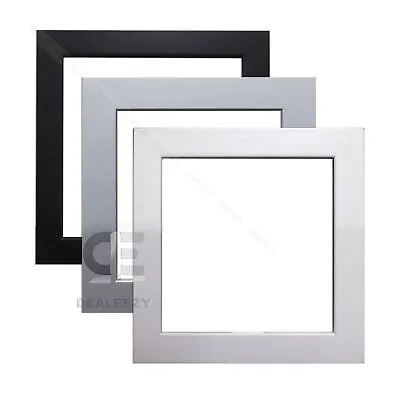 £59.99 • Buy Modern Style Square Picture Photo Frames Black White Silver