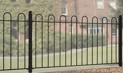 Hoop Fence Panel 1830mm GAP X 950mm H Galvanised Metal Security Railing Fencing • £118.80