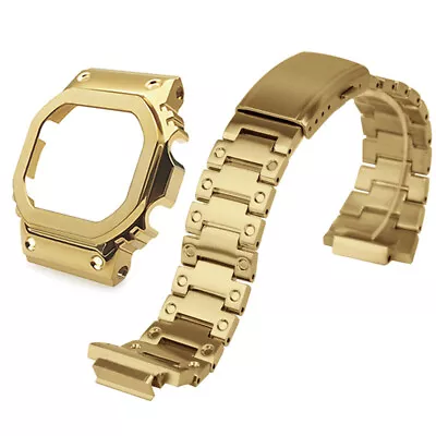 Case Cover Watch Band Strap Bezel For Casio G-SHOCK DW5600 GWM5610 Mod Kit Metal • $41.07