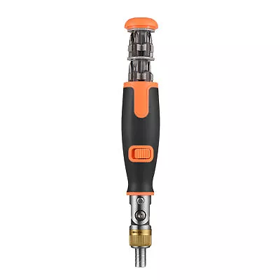 Two-way Ratchet Screwdriver 10-in-1 Multi-bit Ratchet Screw Drivers Set E7Q7 • £10.54