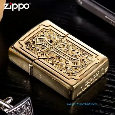 $115.95 • Buy Zippo Armor High Polish Brass Lighter 29436 100% Genuine