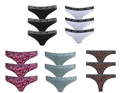 M&S 3 Pack Body Thongs - Seamless No VPL Stretchy • £6