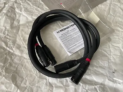 Monster Cable M Series M1000i MKII Ultimate Balanced XLR Interconnect Cable 1m • $125
