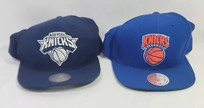 Lot Of 2 New York Knicks NBA Blue/Orange Snapback Mitchell & Ness Hat Cap • $39.95