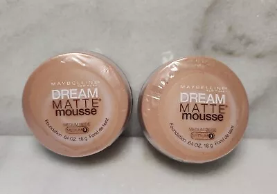 Lot Of 2-Maybelline Dream Matte Mousse Foundation - #Medium Beige 3 • $17