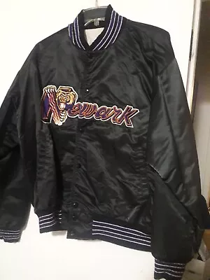 Newark Bears Jason Pierson #36 Game Used Black Field Jacket XXL Team COA • $169