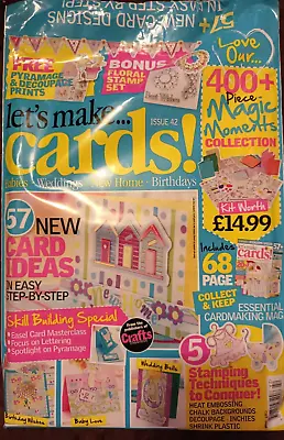 Let's Make... Cards Issue 42 - Babies Weddings New Home Birthdays • £4.99