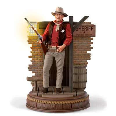 $99.95 • Buy The Bradford Exchange John Wayne Silver Screen Legend  Courage  Figure Statue #1