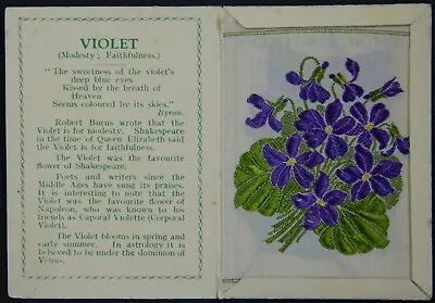 Kensitas Silk Flower (Medium) No 60 Violet Type B Folder 3.786 • £2.60