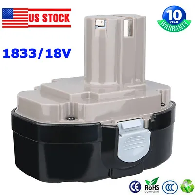 1-Pack For Makita 18V 4.8Ah Ni-Mh Battery 1822 1834 1823 1833 1835 PA18 192826-5 • $23.89