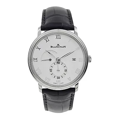 Blancpain Villeret Ultra Slim Stainless Steel White 40mm Manual Wind Men’s Watch • $5995